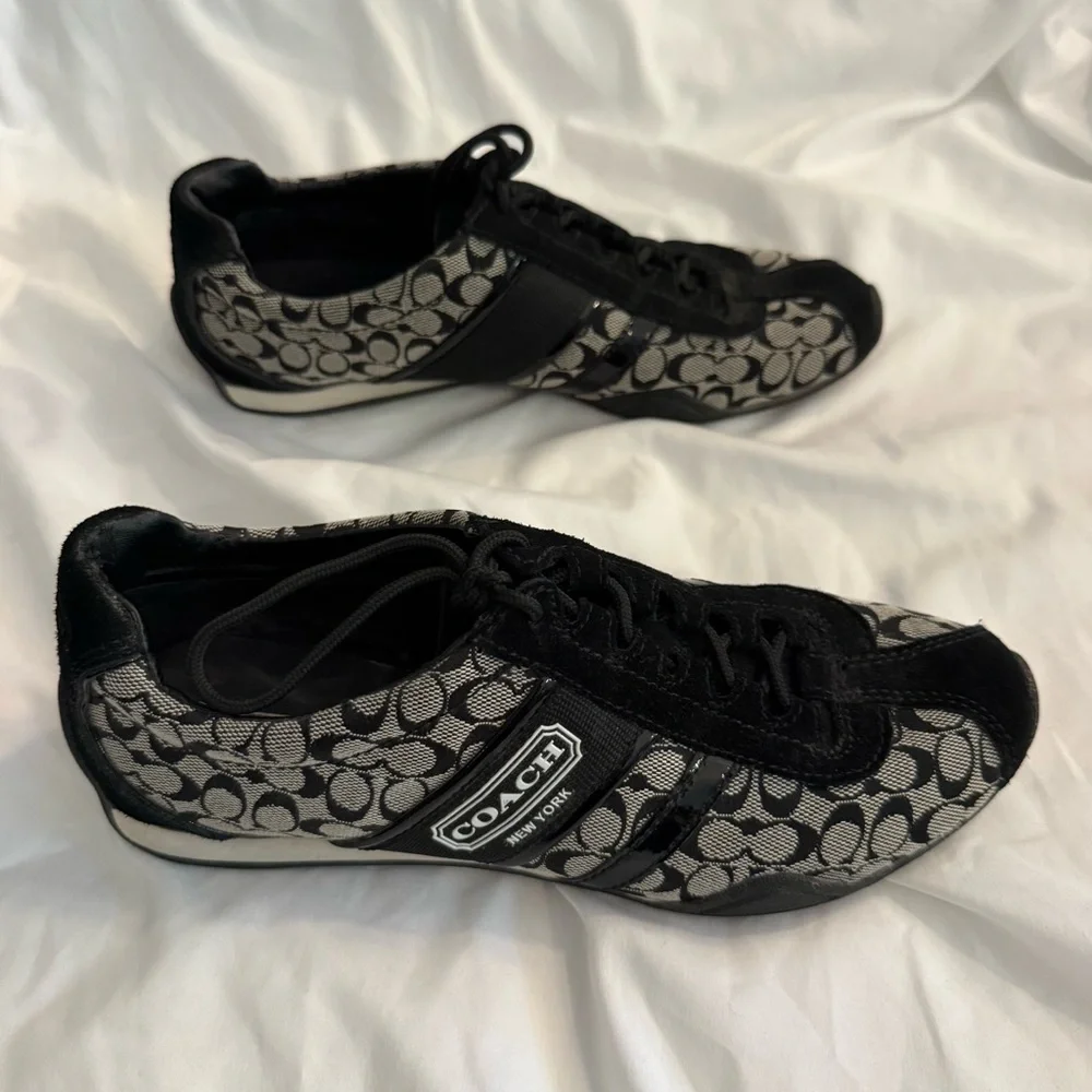 EUC Coach Remonna Signature Canvas Sneakers - Picture 4 of 8